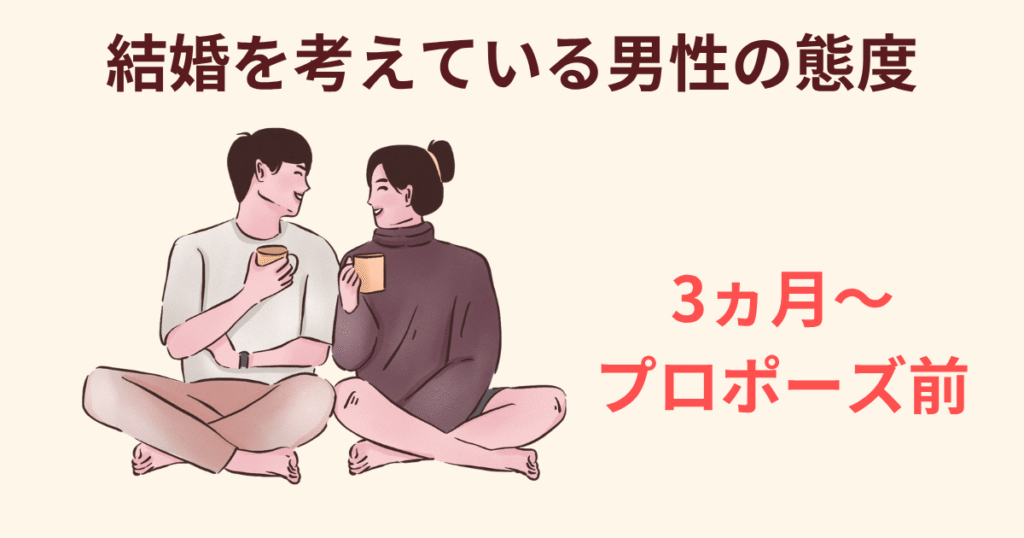 3ヵ月からプロポーズ前