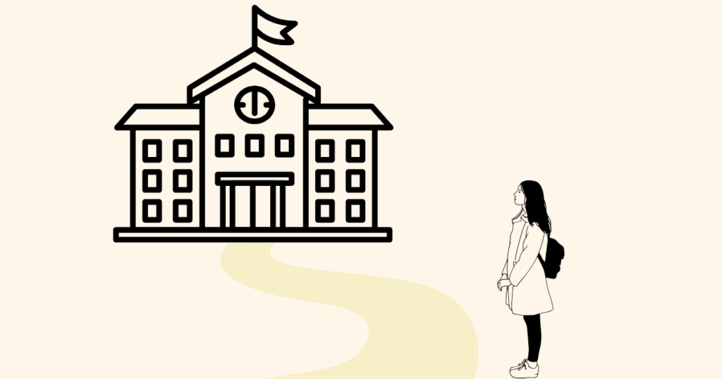 結婚相談所を見る女性