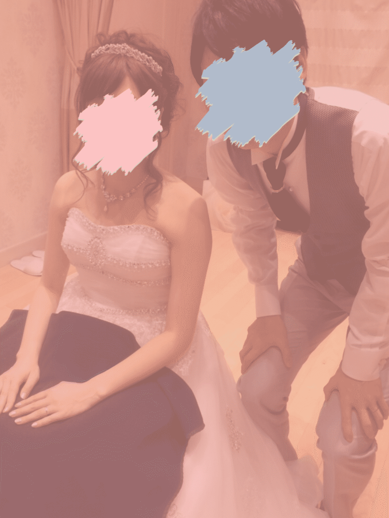 結婚式控室の写真